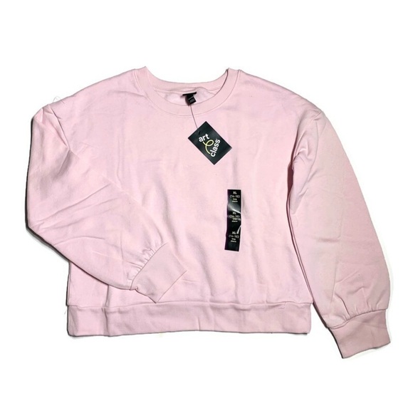 ART Class Girls 14-16Y Cropped Crew Neck Sweatshirt - Picture 4 of 8